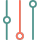 Ilustração de ícone de controles representando a customização dos sites.